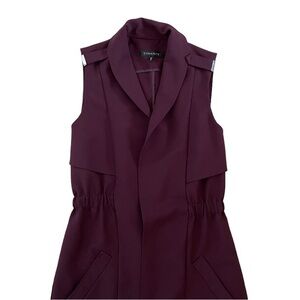 Burgundy Fashion Vest